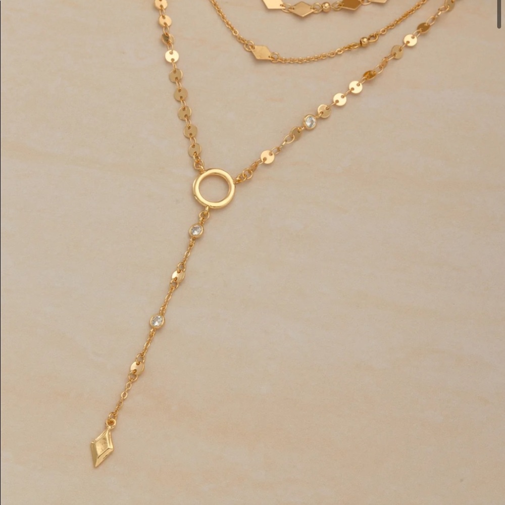 Ettika Larait Necklace Gold Plated